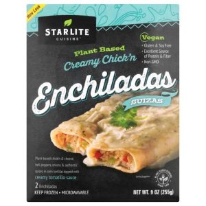 Starlite Cuisine Enchiladas auf pflanzlicher Basis, – 9oz