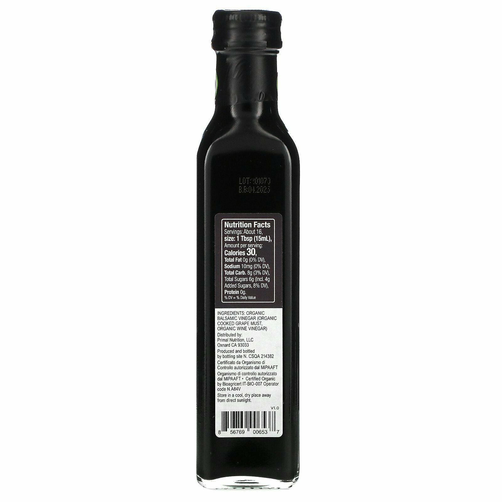Primal Kitchen Bio Balsamico-Essig von Modena, 8.45oz