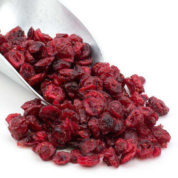 Cranberries, Zucker gesüßt