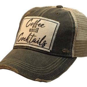 Vintage Life Kaffee bis Cocktails Distressed Trucker Hut Baseball