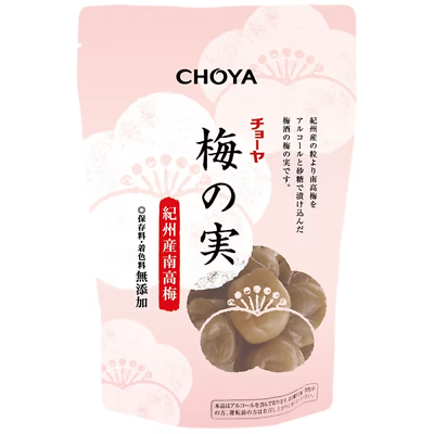 Choya, Ume no mi, Eingelegte Ume Pflaume mit Zucker & Sake Lees, 500g