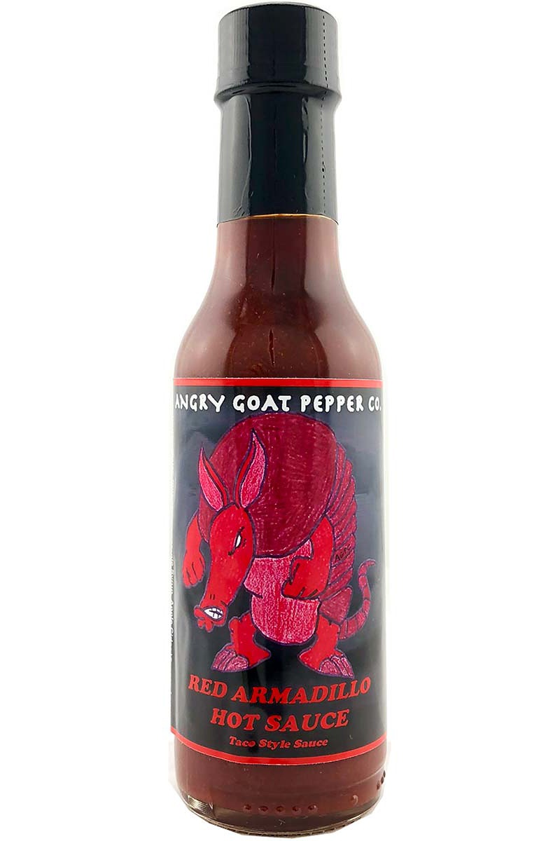 Angry Goat Pfeffer Co. Rot Armadillo scharfe Sauce