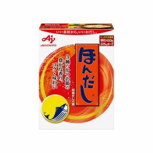 Ajinomoto , Hondashi, Instant-Dashi-Pulver, Bonito, x 2 Packungen in 1 Schachtel – 60g