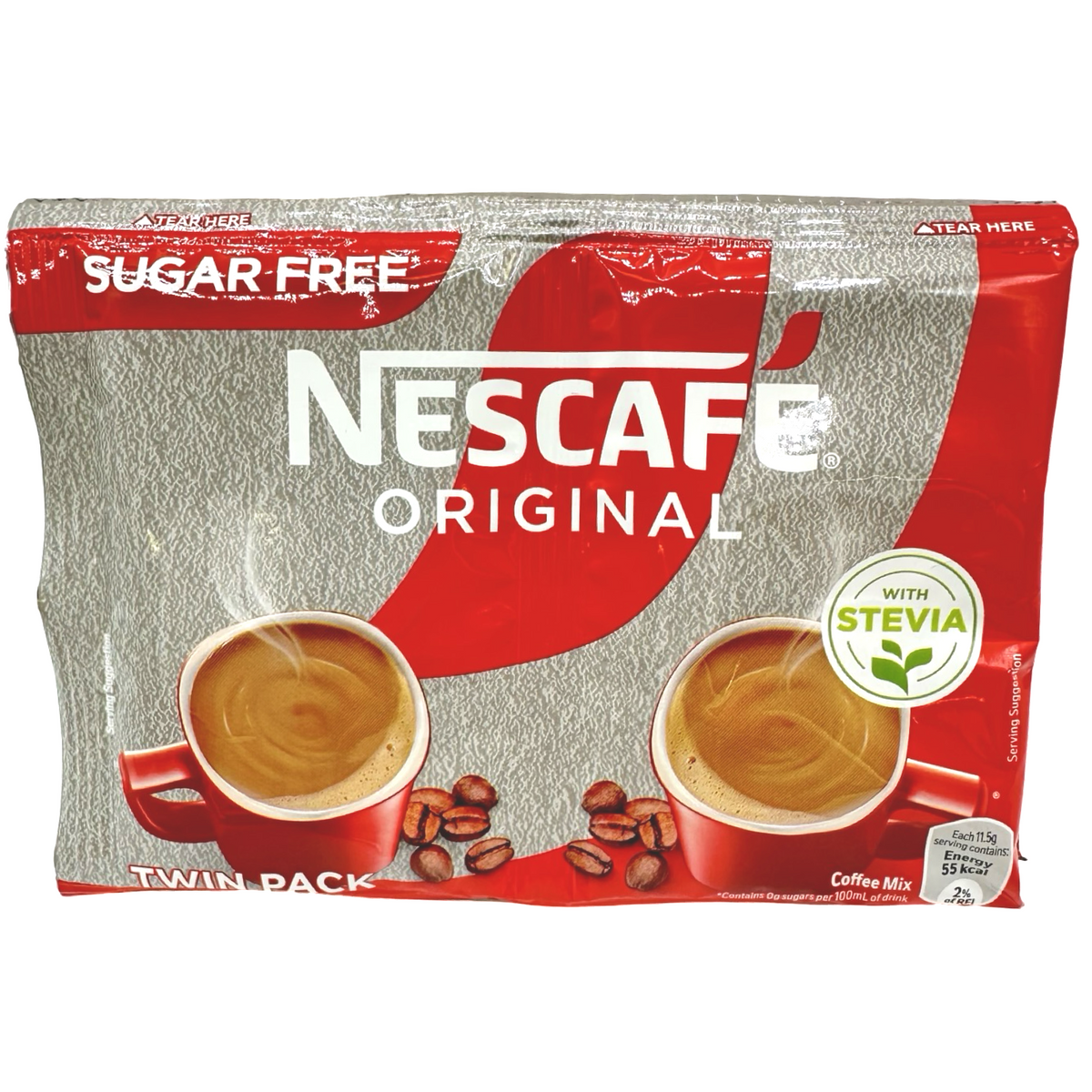 Nescafe – Original – Zuckerfrei – Twin Packung – 5 x 23g