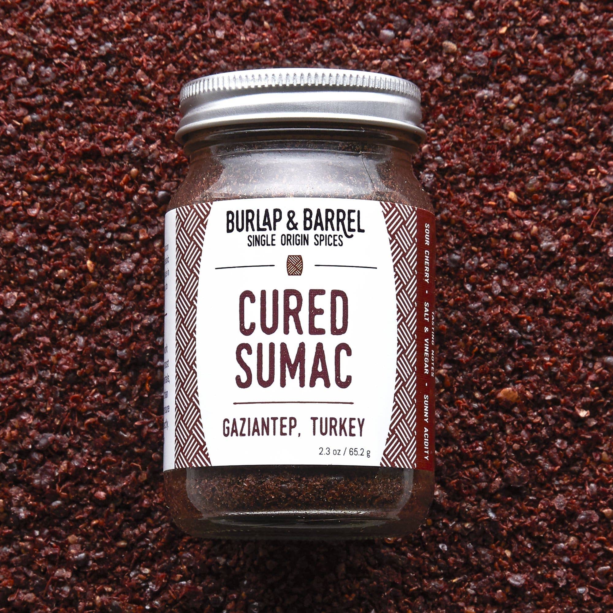 Burlap & Barrel – Cured Sumac (Sumak) – Single Origin Gewürz & Gewürze