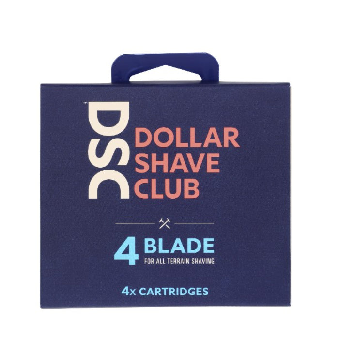Dollar Shave Club – Razor Refill Dispense 4 Blade, jeweils 1 Stück (Packung mit 4)