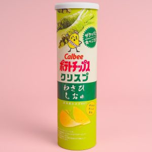Calbee Kartoffelchips knusprig – Wasabi & Salz / groß