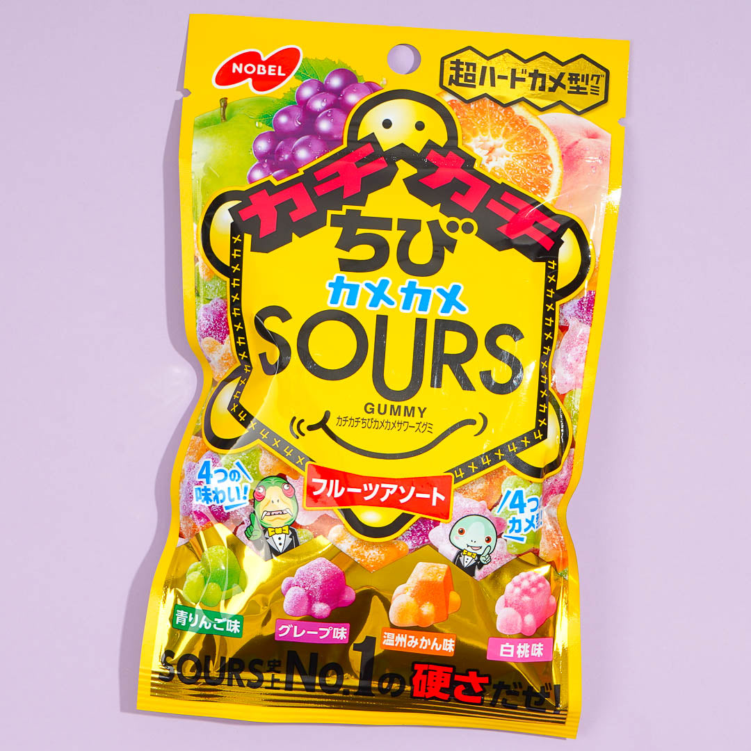 Nobel Kachikachi Chibi saure Bonbons Gummies – Verschiedene Früchte