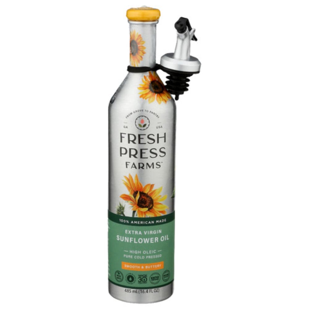Frische Presse Farmen Extra Virgin Sonnenblumenöl 485 ML – (Packung mit 6)