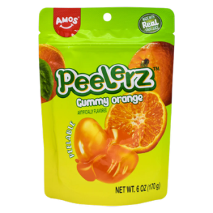 Amos Peelerz Gummy Orange 6oz