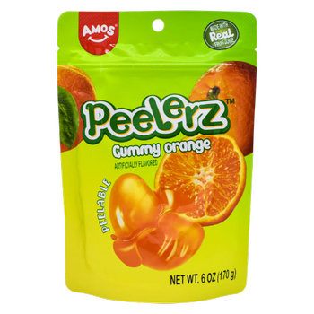 Amos Peelerz Gummy Orange 6oz