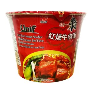 Unif Bowl Instant Nudeln – geröstetes Rindfleischgeschmack