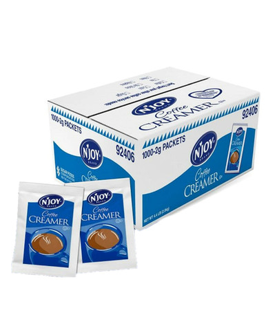 N'Joy Non-Dairy Kaffee Creamer Packets, 1000 Stück