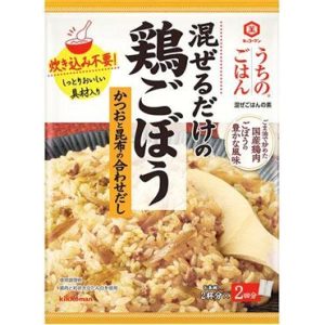 Kikkoman , Mazerudake, Tori Gobou, Cooked Chicken & Burdock to be Mixed with Reis, – 70g