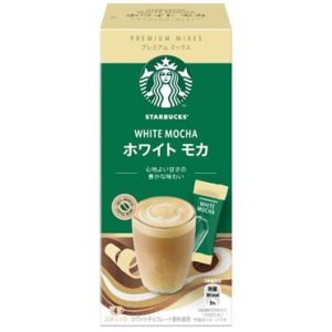 Starbucks , Nestle Japan, “ Premium-Mischung, weißer Moca
