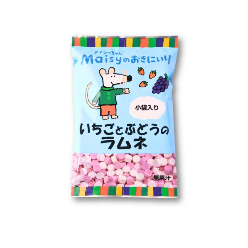 Shoukensha Macy-chan Erdbeere und Traube Ramune Süßigkeiten