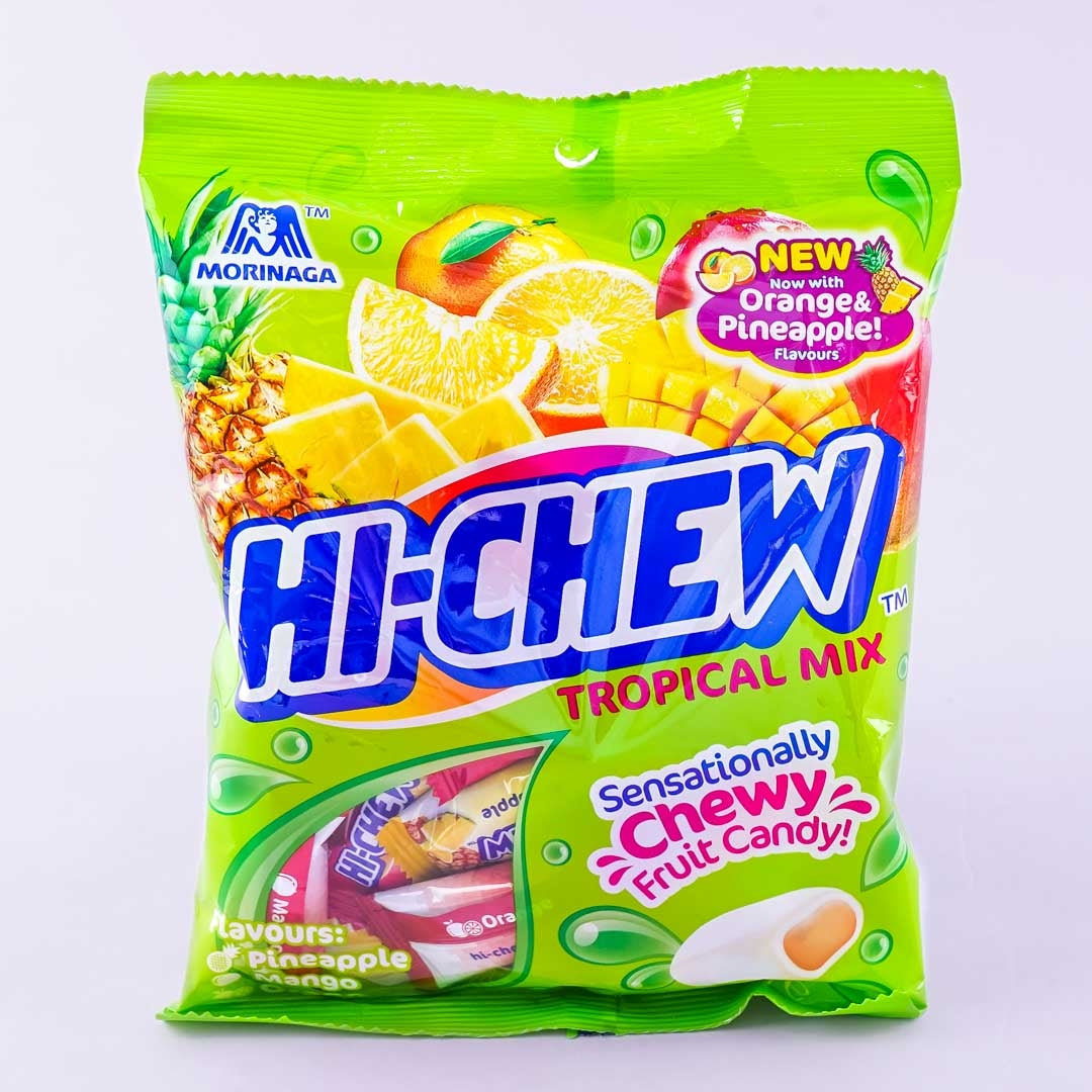 Hi-Chew Tropical Mischung Süßigkeiten Tasche