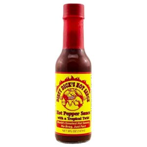 scharfe Sauce schmutzig dick , heißer Pfeffer mit einem tropischen Twist 5 Unzen Hitze 6 $9