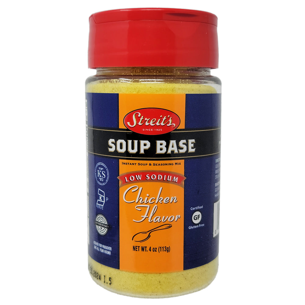 Streit's Low Sodium Hähnchen Geschmack Suppe Basis - 4oz