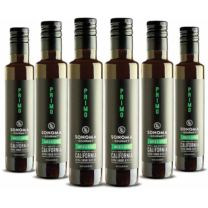Sonoma Gourmet Extra Natives Olivenöl mit Knoblauch und Kräutern, 8,5 oz