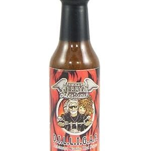 Crazy Jerry’s Biker Trash D.I.L.L.I.G.A.F. scharfe Sauce. – 5oz