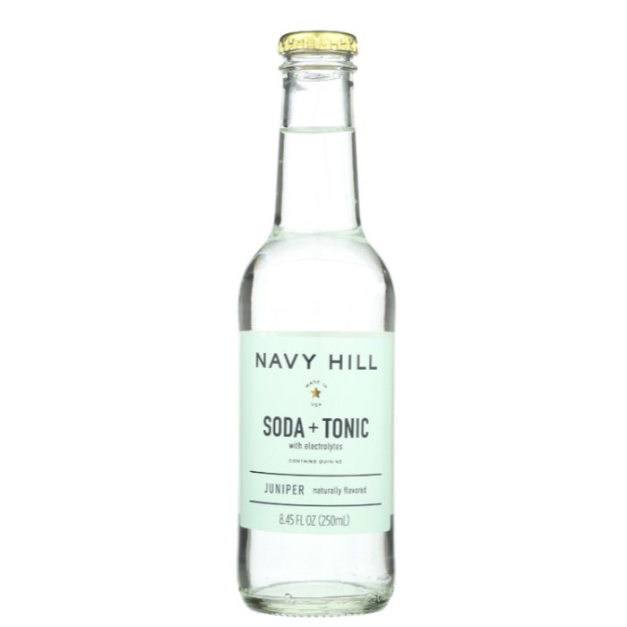 Dunkelblau Hill – Juniper Tonic Soda, 33.8 fl oz – Packung mit 6 Stück