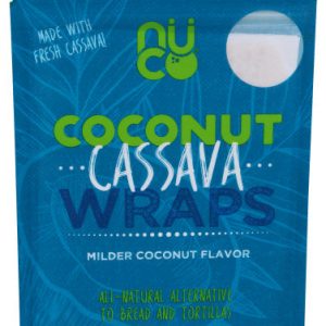 Nuco – Wraps Kokosnuss-Cassava 1,94 Unzen – Packung mit 12 Stück