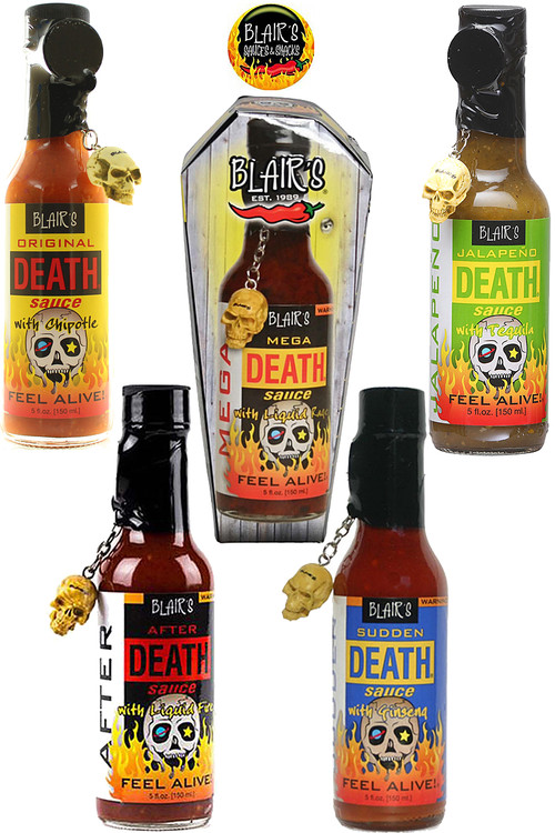 Blair's Super Five Death Chilisauce Geschenkset, 5/5oz