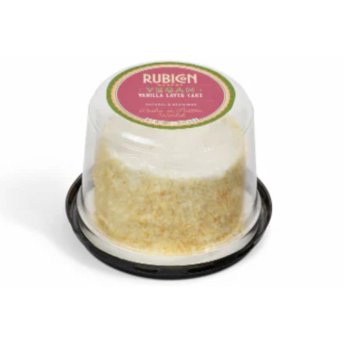 Rubicon Bakery – Kuchen Vanille Vegan 4in, 11 Oz – Packung mit 12