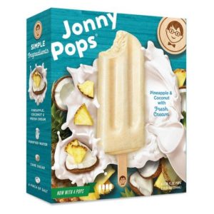 Jonnypops – Ice Creme-Bar Ananas Kokosnuss 8.24 fo – (Packung mit 6)