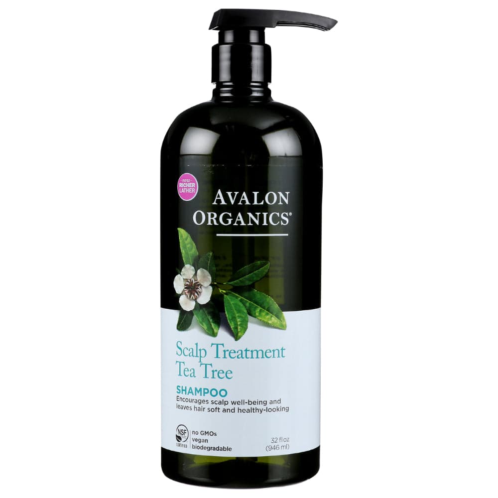 Avalon Organics – Kopfhautbehandlung Teebaumshampoo, 14 oz