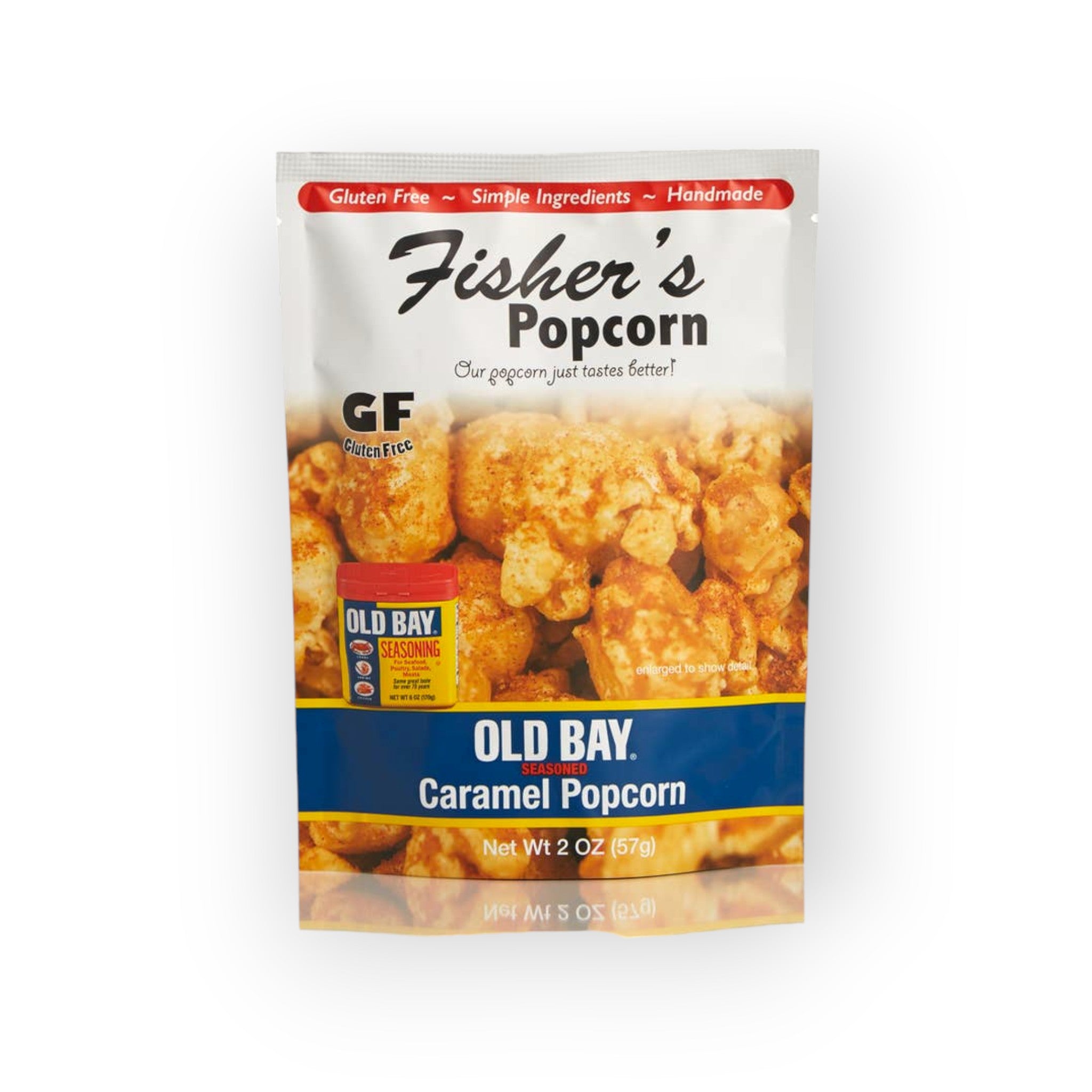 Das Popcorn von Fisher OLD BAY Gewürzter Karamell Popcorn 10oz