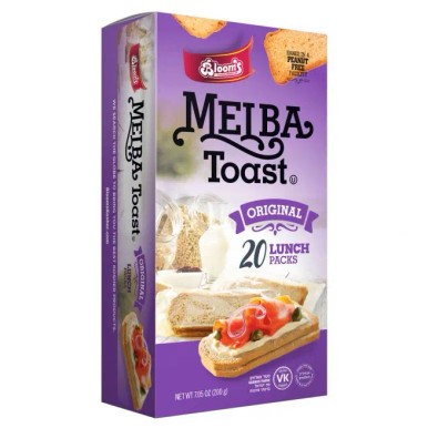 Bloom's Original Melba Toast, 20 Lunch Packs (3 Stück)