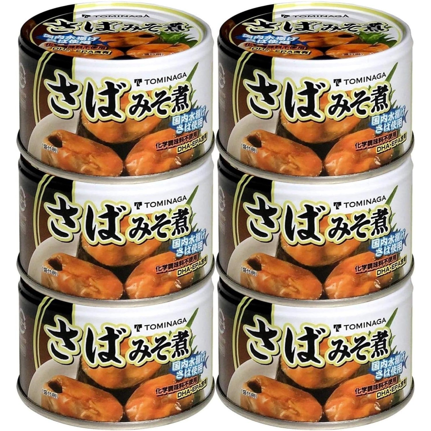 TOMINAGA Saba no Misoni Makrele in Miso Sauce DHA & EPA JAPAN 150g × 6 Dosen – Tokyo Sakura Mall