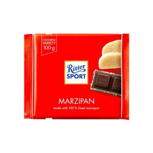 Ritter Sport dunkle Schokolade mit Marzipan-Bar (deutsch)