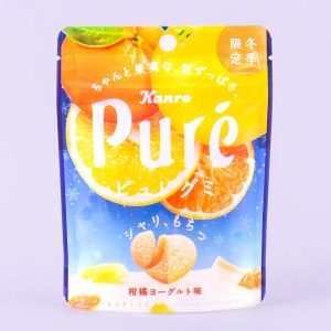 Kanro puré Fruchtgummi – Joghurt aus Zitrusfrüchten