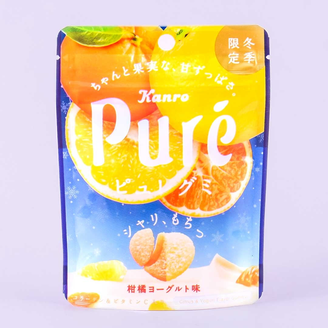 Kanro Puré Gummy – Zitronenjoghurt