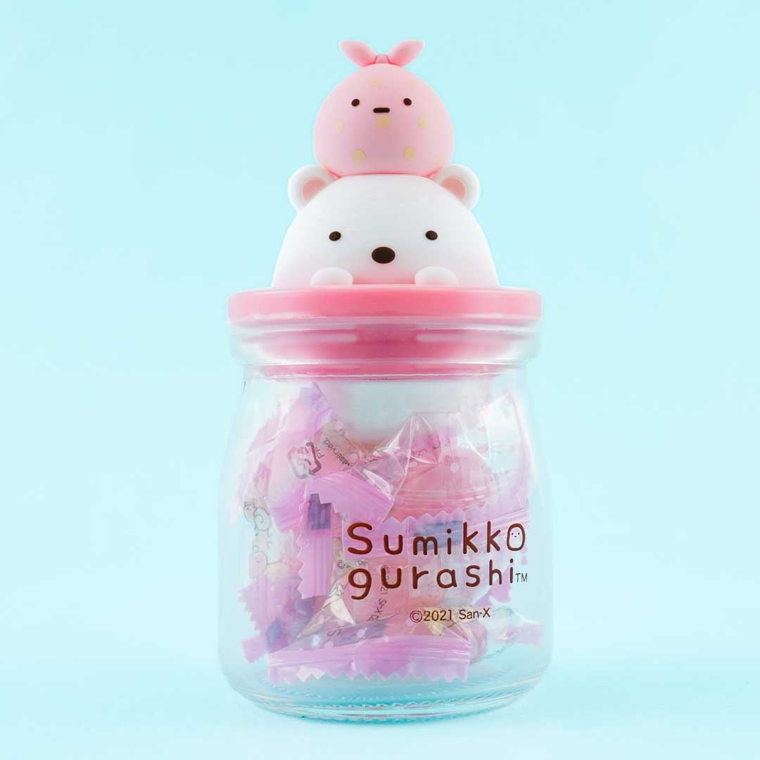 Sumikko Gurashi Süßigkeitsflasche – Shirokuma & Furoshiki