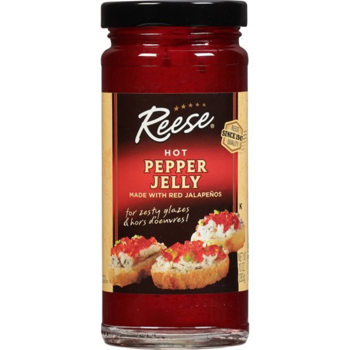 Reese Jelly Jalapeno Hot 10 Oz – Packung mit 6