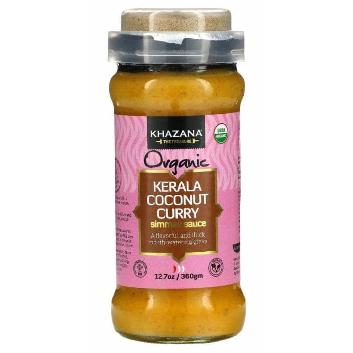 Khazana – Sauce Smrng Kerala Kokos 12.7 Oz – Packung mit 6