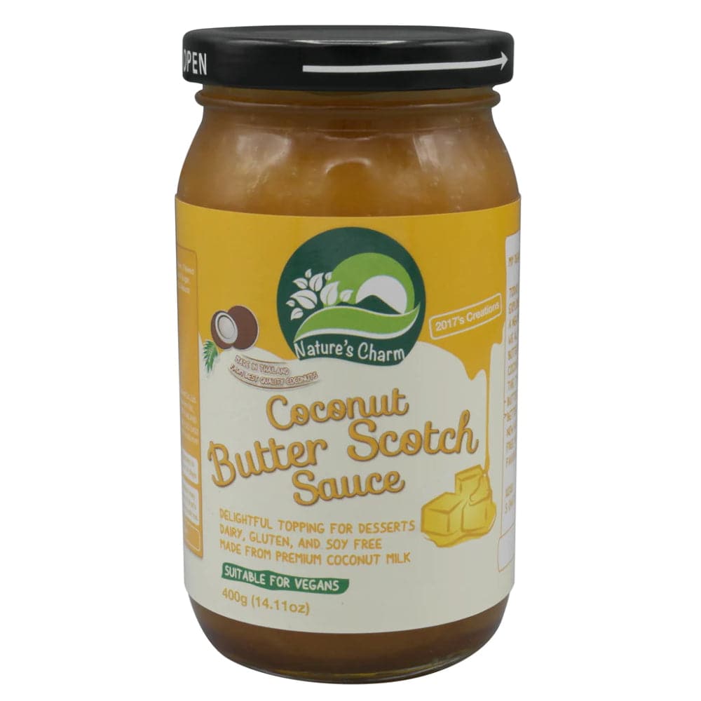 Nature's Charm – Kokosnussbutter Scotch Sauce – 400g