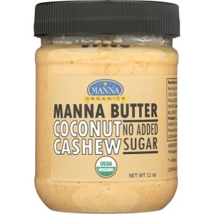 Manna Organics – Manna Butter Kokosnuss Cashew ohne Zuckerzusatz