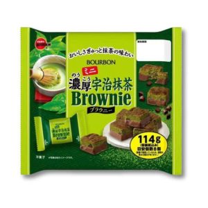 Bourbon Mini reich uji matcha brownie