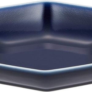 Hakusan, Kikkoubachi, Hexagon Bowl, Hasamiyaki, blau
