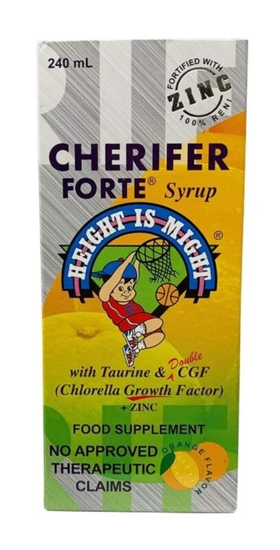 Cherifer Forte Sirup mit Zink mit Taurin und Doppel Cgf 120ML befestigt