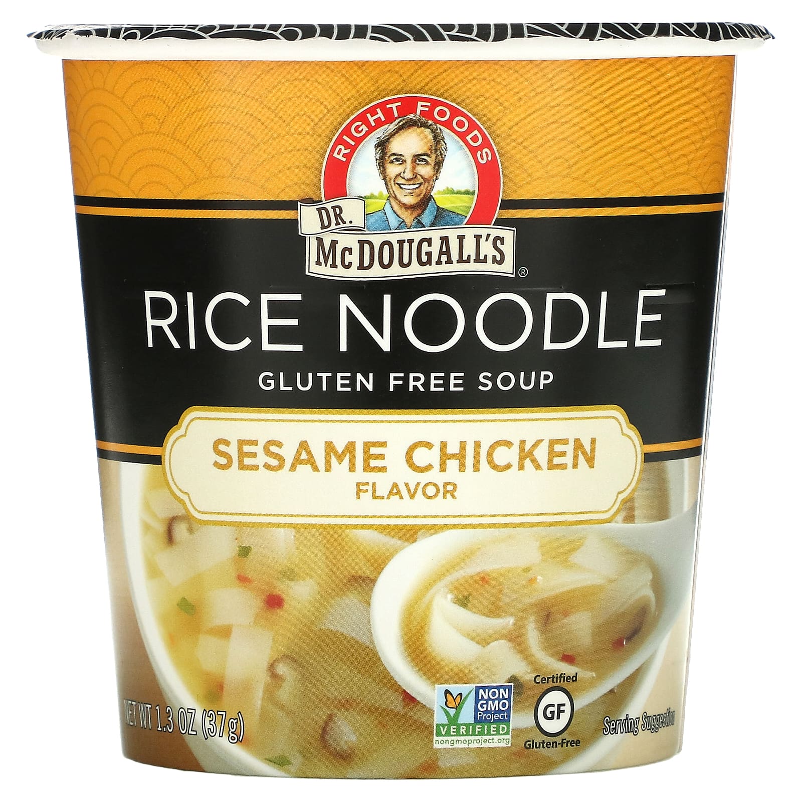 Reisnudelnsuppe mit Sesam-Hühnchen – Dr. McDougall's