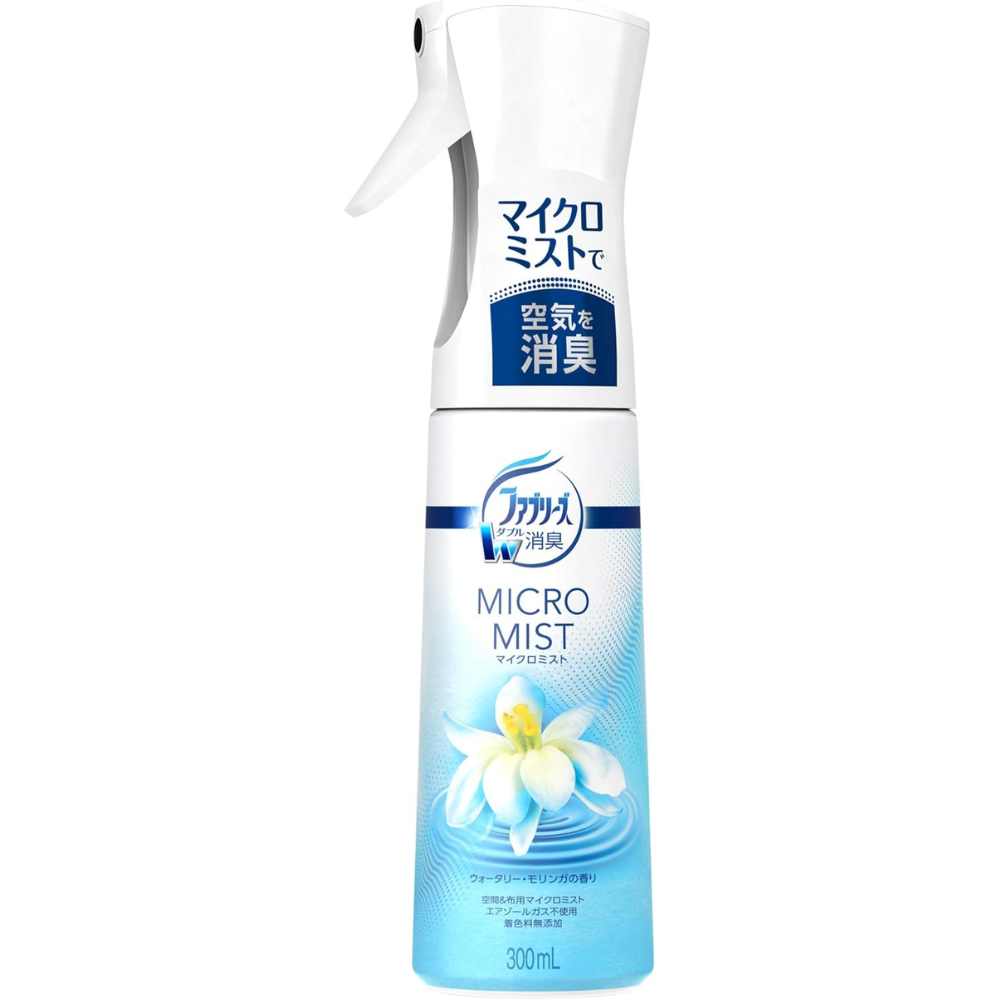 Febreze Micro Mist Lufterfrischer Spray Wasser Moringa Duft 300ml – Hergestellt in Japan – Tokyo Sakura Mall