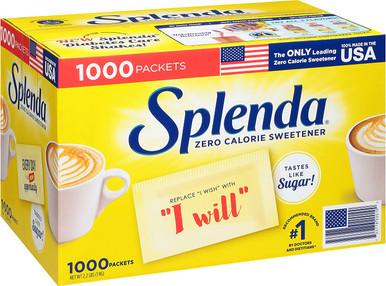 Splenda Zero Calorie Einzelpackungen, 1.000 Stück