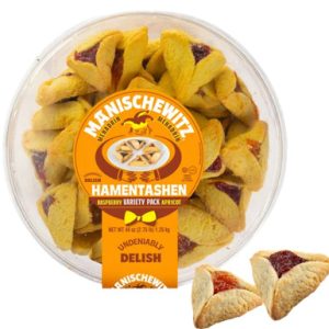 Manischewitz Hamentashen Plätzchen, Himbeere und Aprikosensorte Packung, 44 Unzen, koscher