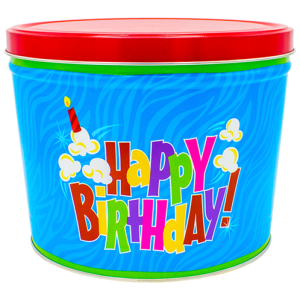 2 Gallon – Alles Gute zum Geburtstag Popcorn Dose